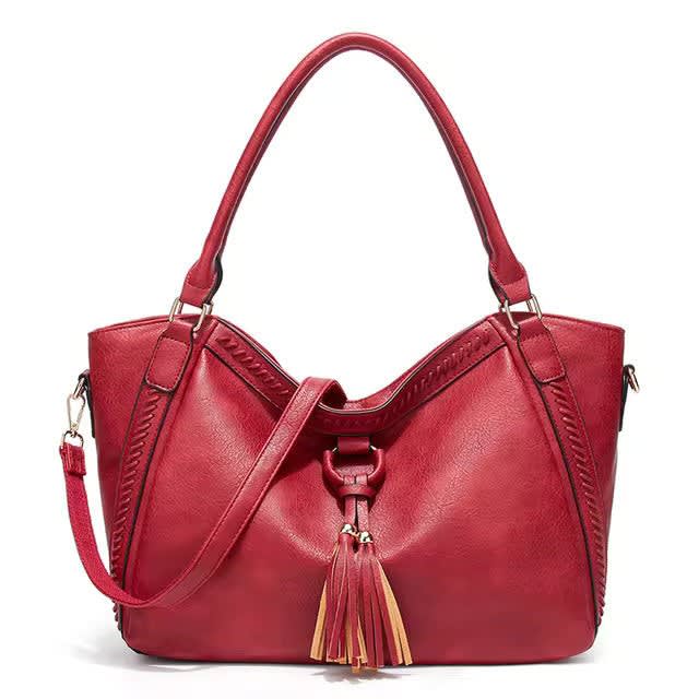 Cynthia Tassel Faux Leather Tote Bag_4
