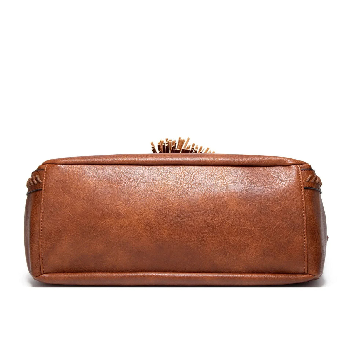 Cynthia Tassel Faux Leather Tote Bag