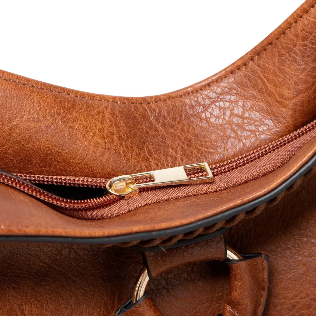 Cynthia Tassel Faux Leather Tote Bag
