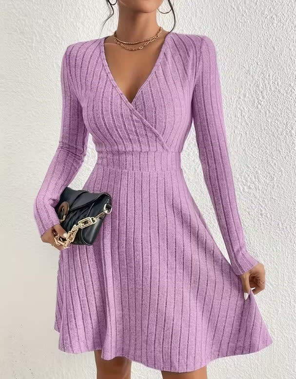 Katrina Ribbed Knit Wrap Dress_10