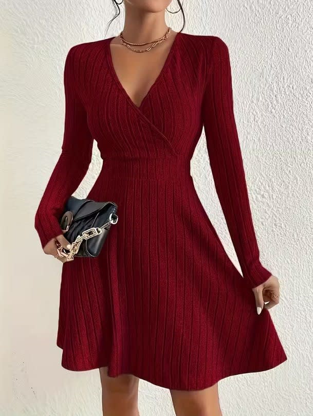 Katrina Ribbed Knit Wrap Dress_11