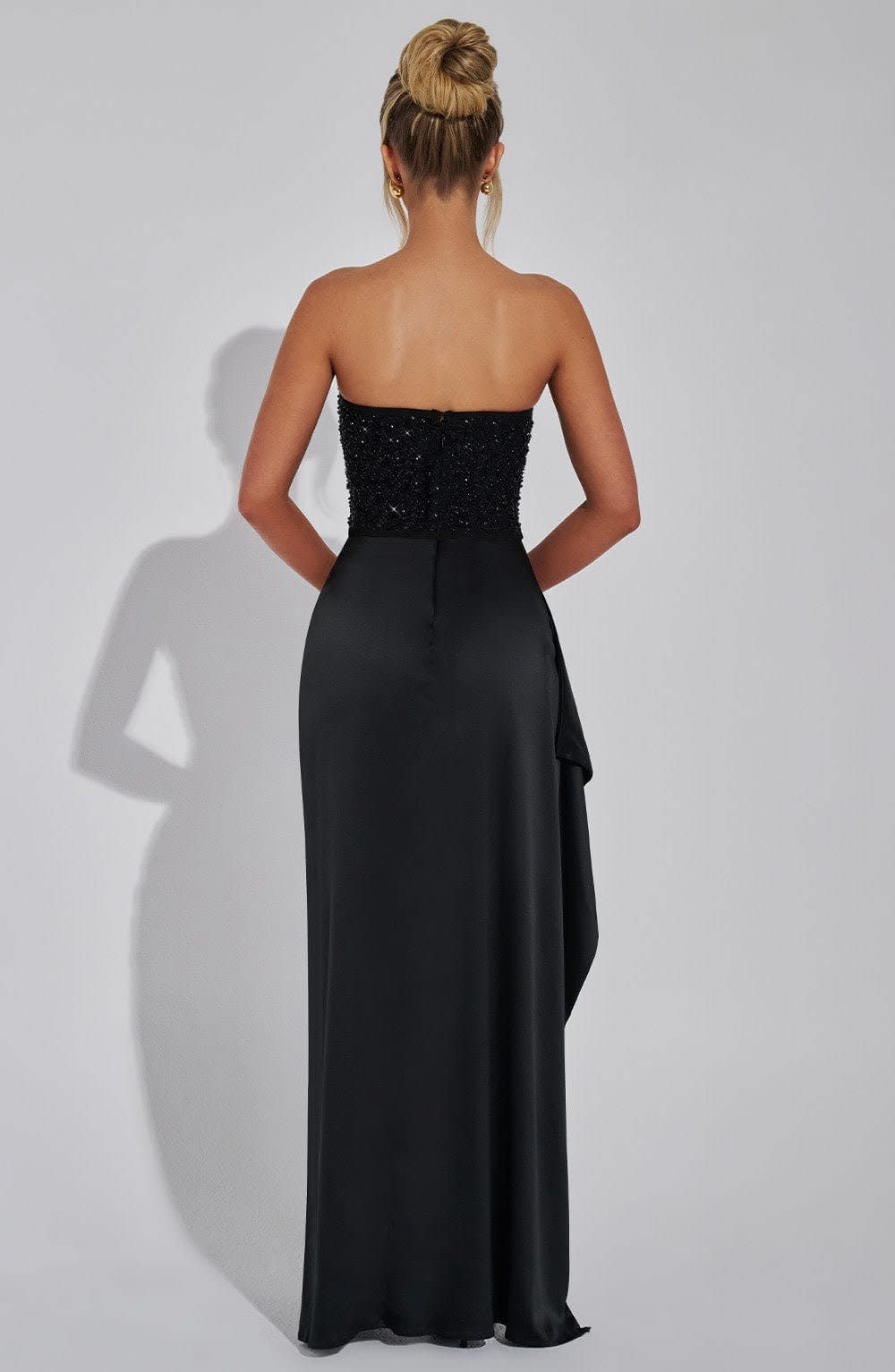 Eilish Beaded Corset Satin Maxi Dress_8
