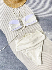 Dorien Strappy Rosette Bikini Set