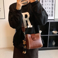 Dawn Vintage Studded Bucket Bag
