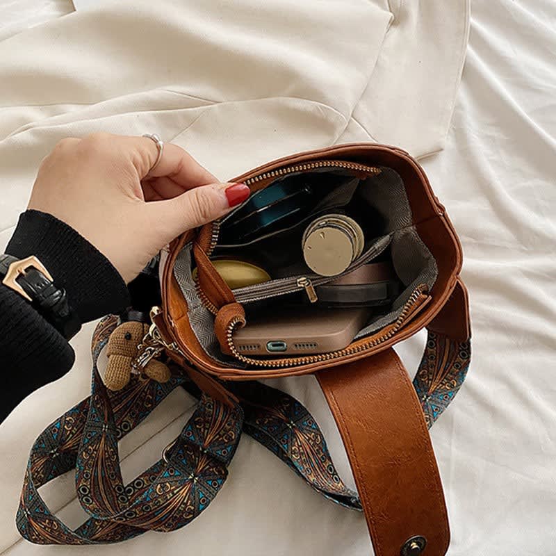 Dawn Vintage Studded Bucket Bag