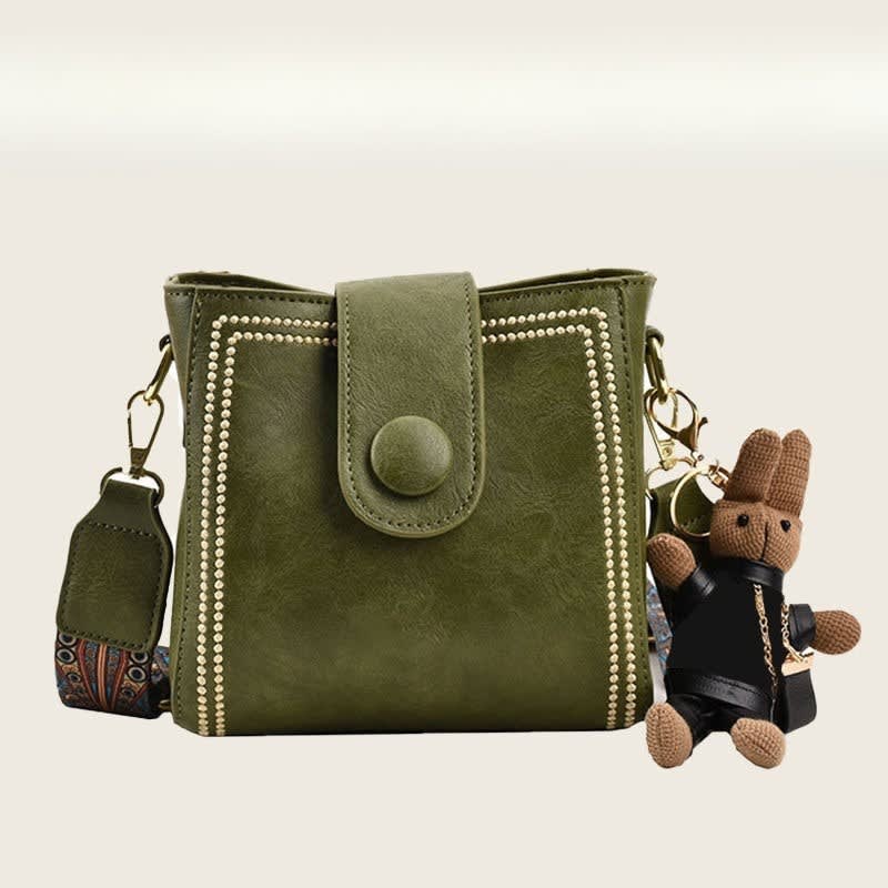 Dawn Vintage Studded Bucket Bag_3