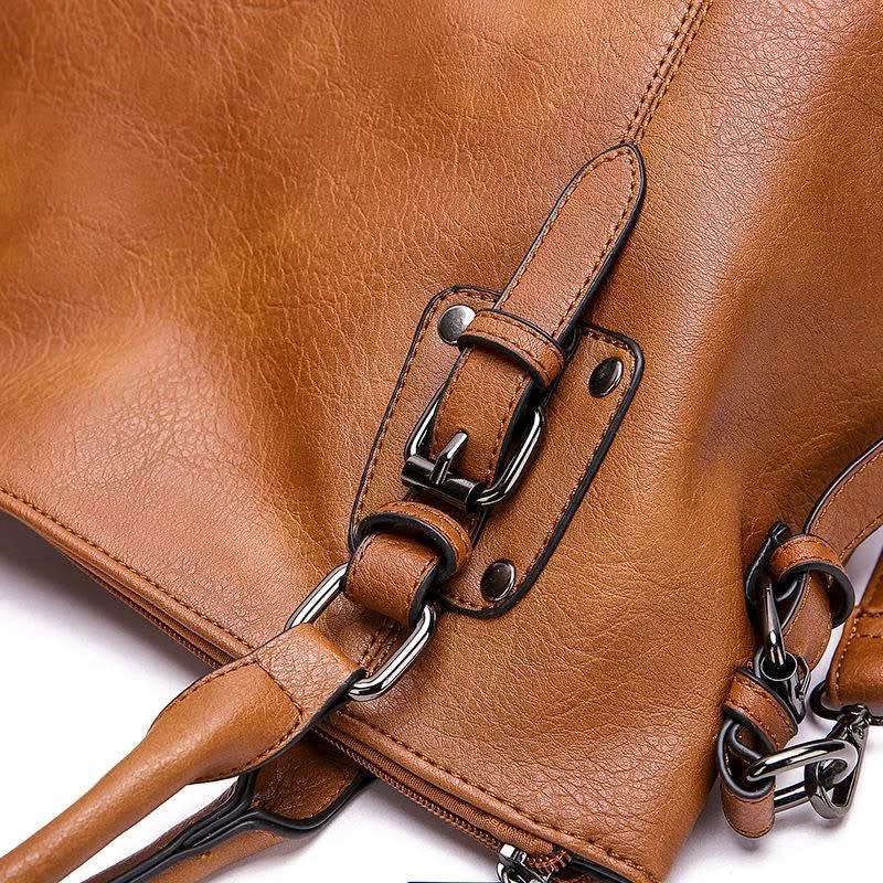 Deanna Faux Leather Slouchy Shoulder Bag_3