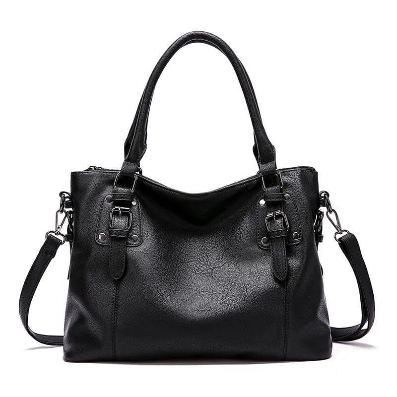Deanna Faux Leather Slouchy Shoulder Bag