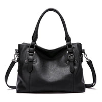 Deanna Faux Leather Slouchy Shoulder Bag