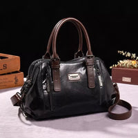 Debbie Classic Faux Leather Satchel Bag