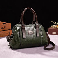 Debbie Classic Faux Leather Satchel Bag