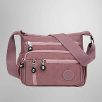 Denise Multi Pocket Nylon Crossbody Bag