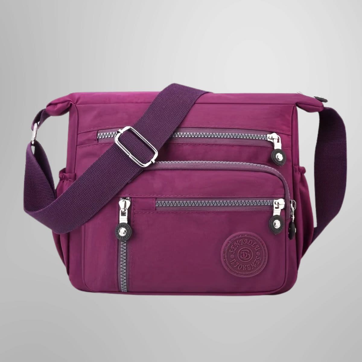 Denise Multi Pocket Nylon Crossbody Bag
