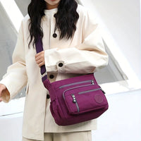 Denise Multi Pocket Nylon Crossbody Bag