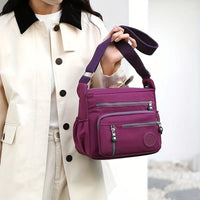 Denise Multi Pocket Nylon Crossbody Bag