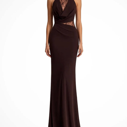 Annika Lace Halterneck Wedding Guest Maxi Dress_1