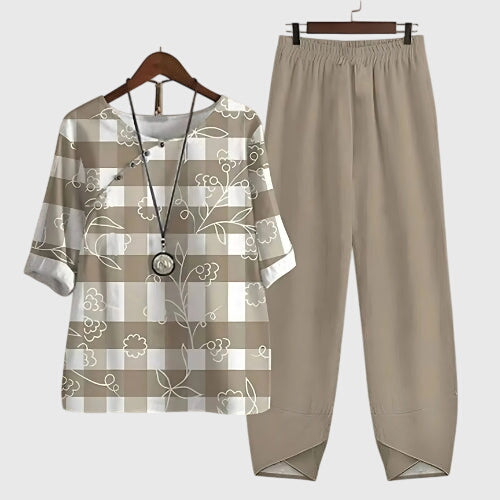 Elspeth Printed Relaxed Two-Piece Set