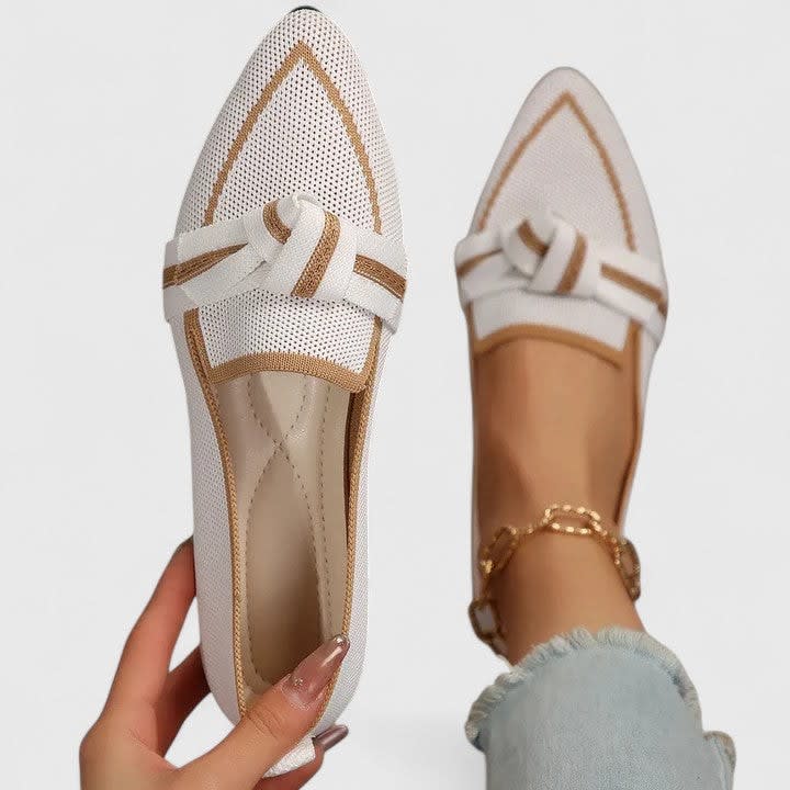 Josie Pointed Toe Knit Orthopedic Flats