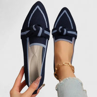 Josie Pointed Toe Knit Orthopedic Flats