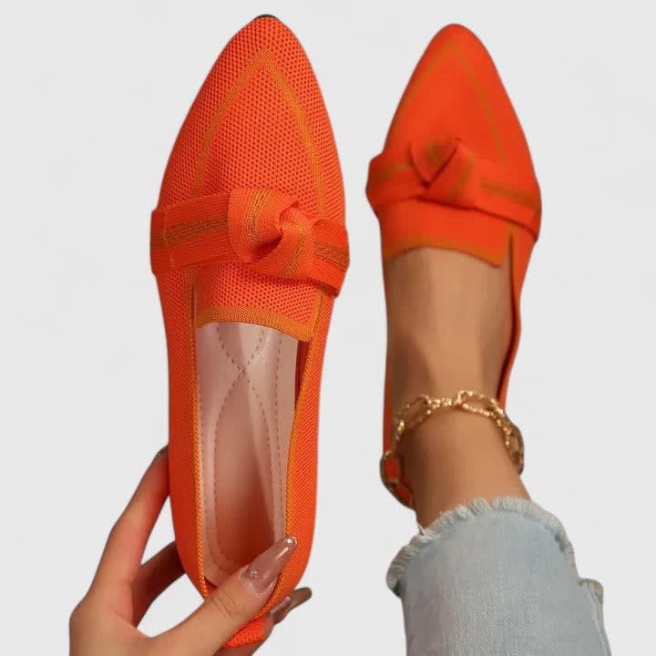 Josie Pointed Toe Knit Orthopedic Flats_6