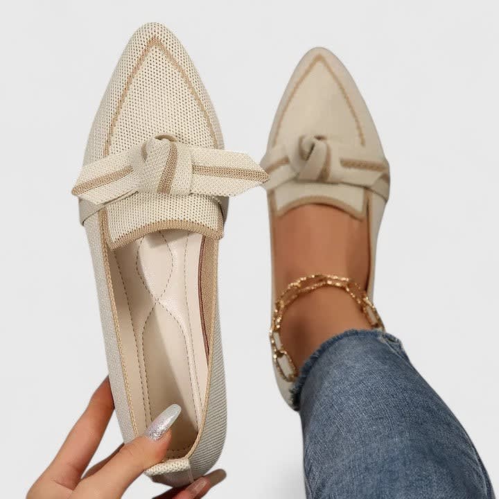 Josie Pointed Toe Knit Orthopedic Flats_7