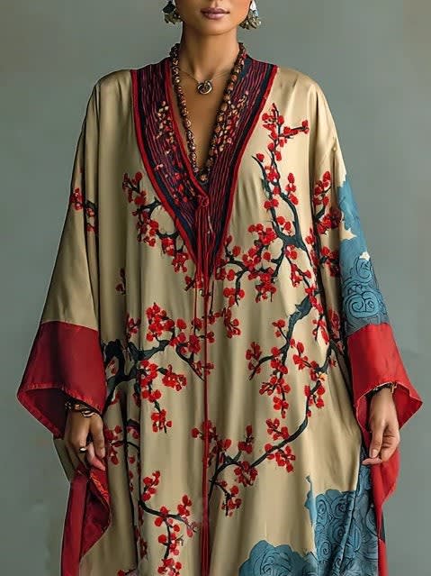 Ida Floral Batwing Maxi Dress_4