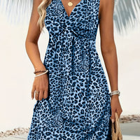Alexia Twist Front Sleeveless Summer Dress