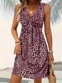 Alexia Twist Front Sleeveless Summer Dress