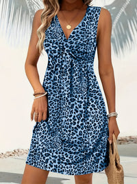 Alexia Twist Front Sleeveless Summer Dress