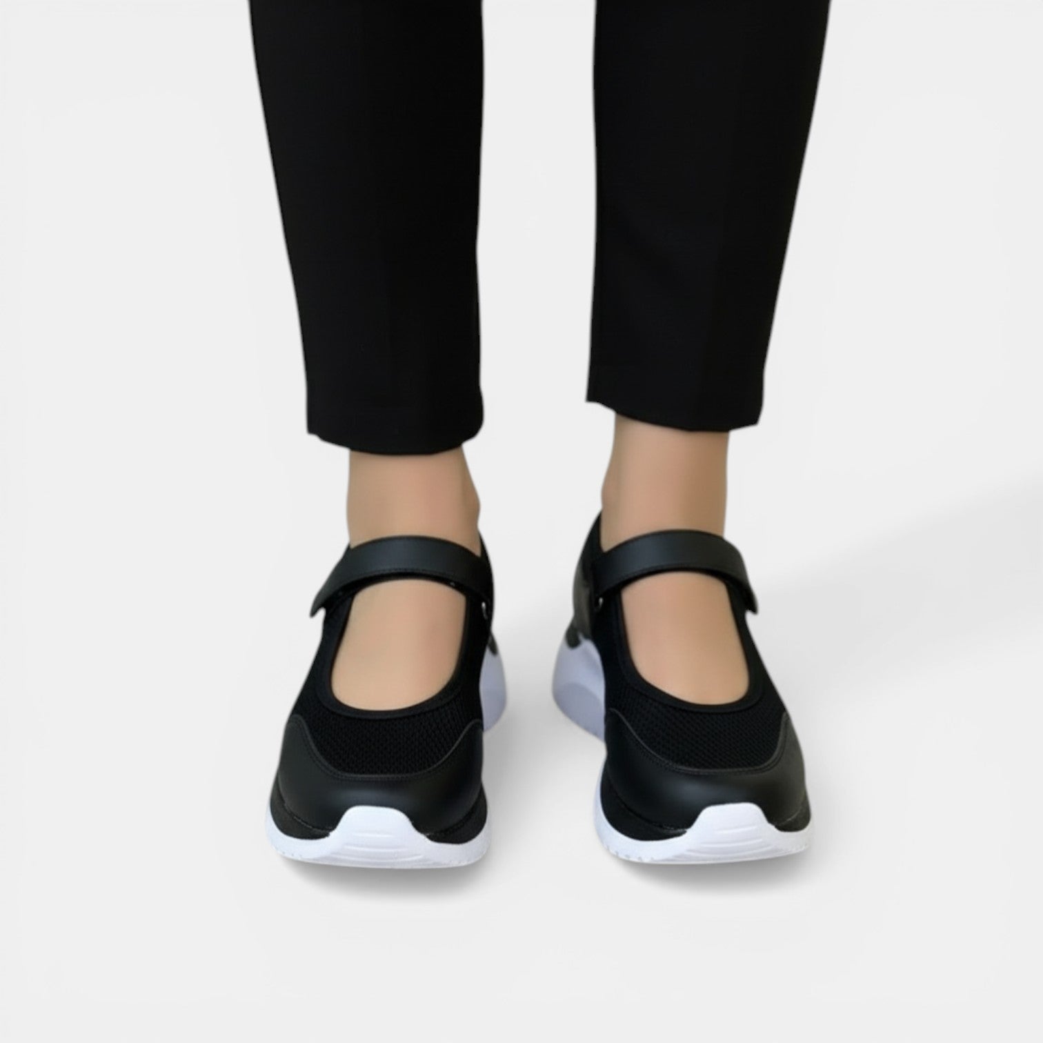 Ennis Breathable Mesh Mary Jane Sneakers