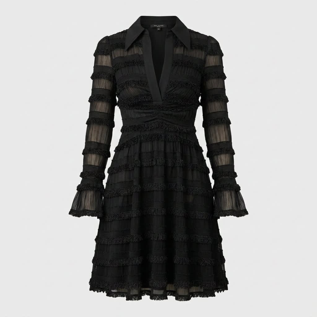 Judy Tiered Lace Cocktail Dress_2