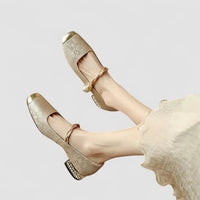 Caro Pearl Embellished Ballet Flats