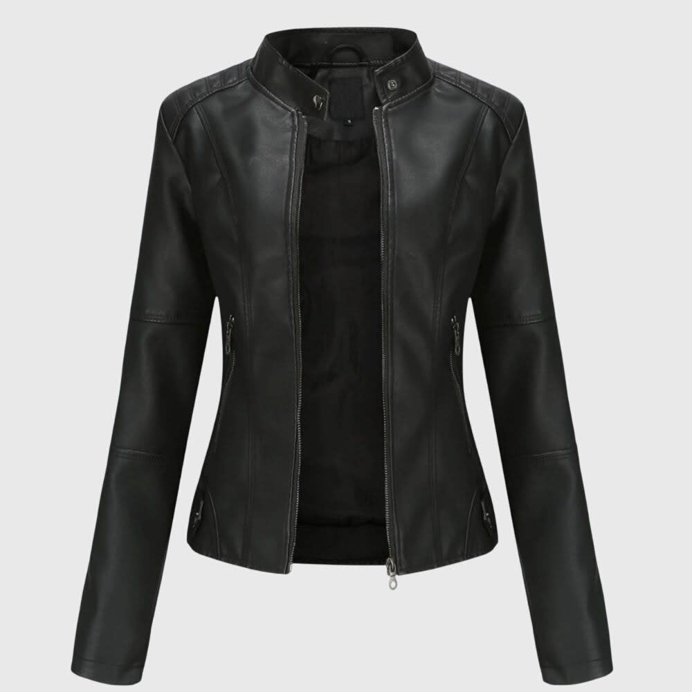 Stevie Faux Leather Moto Jacket