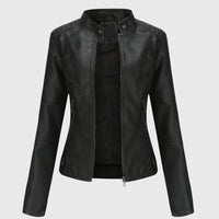 Stevie Faux Leather Moto Jacket