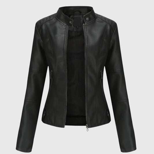 Stevie Faux Leather Moto Jacket_1