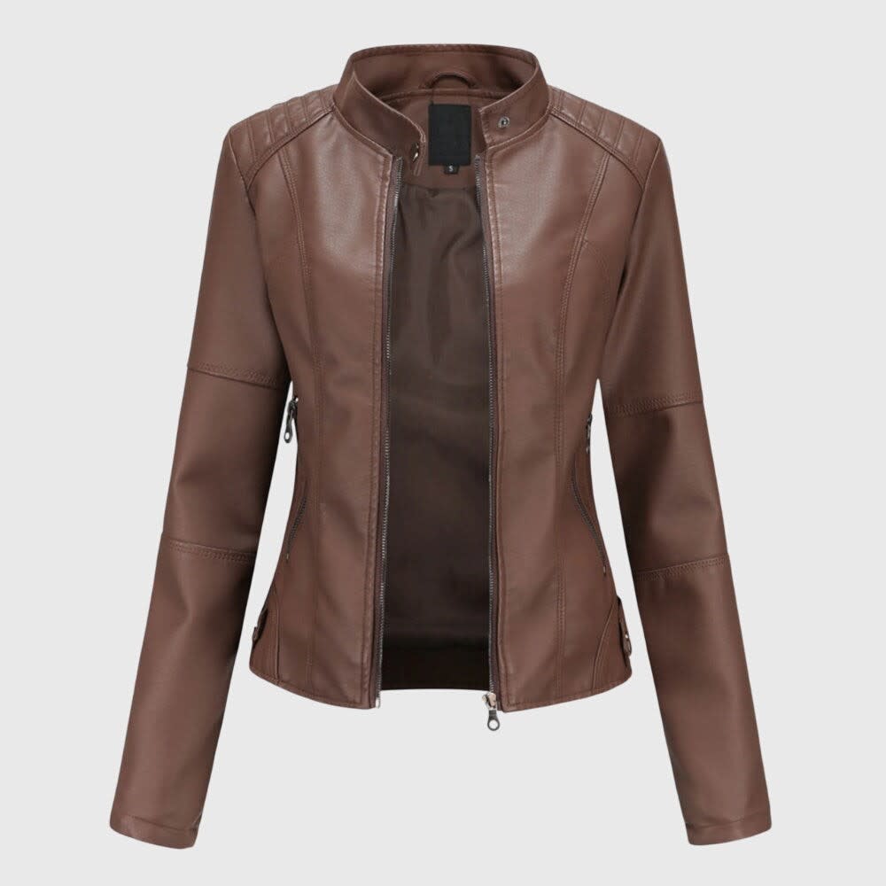 Stevie Faux Leather Moto Jacket_2