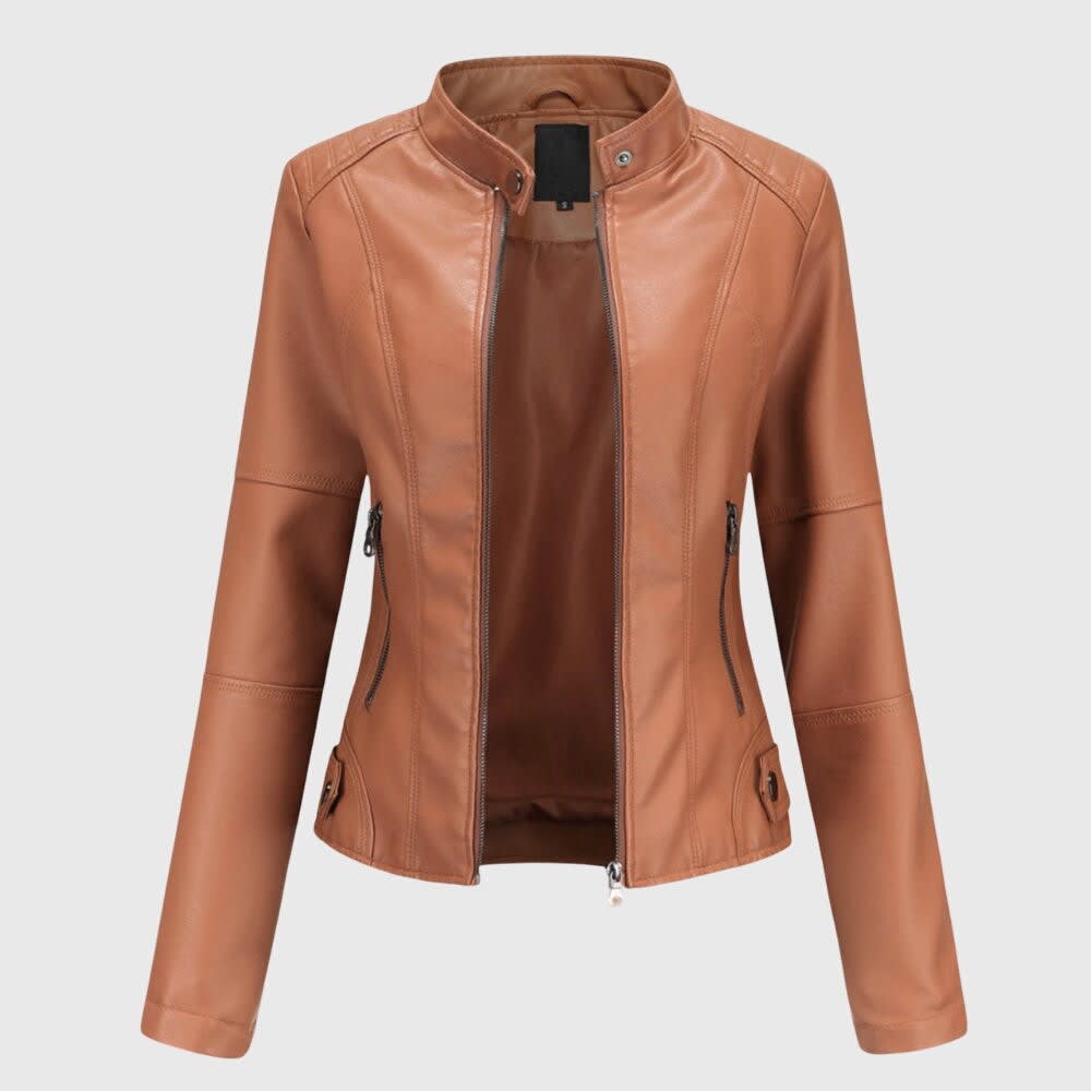 Stevie Faux Leather Moto Jacket_3