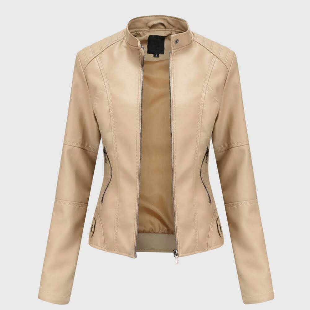 Stevie Faux Leather Moto Jacket