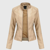 Stevie Faux Leather Moto Jacket