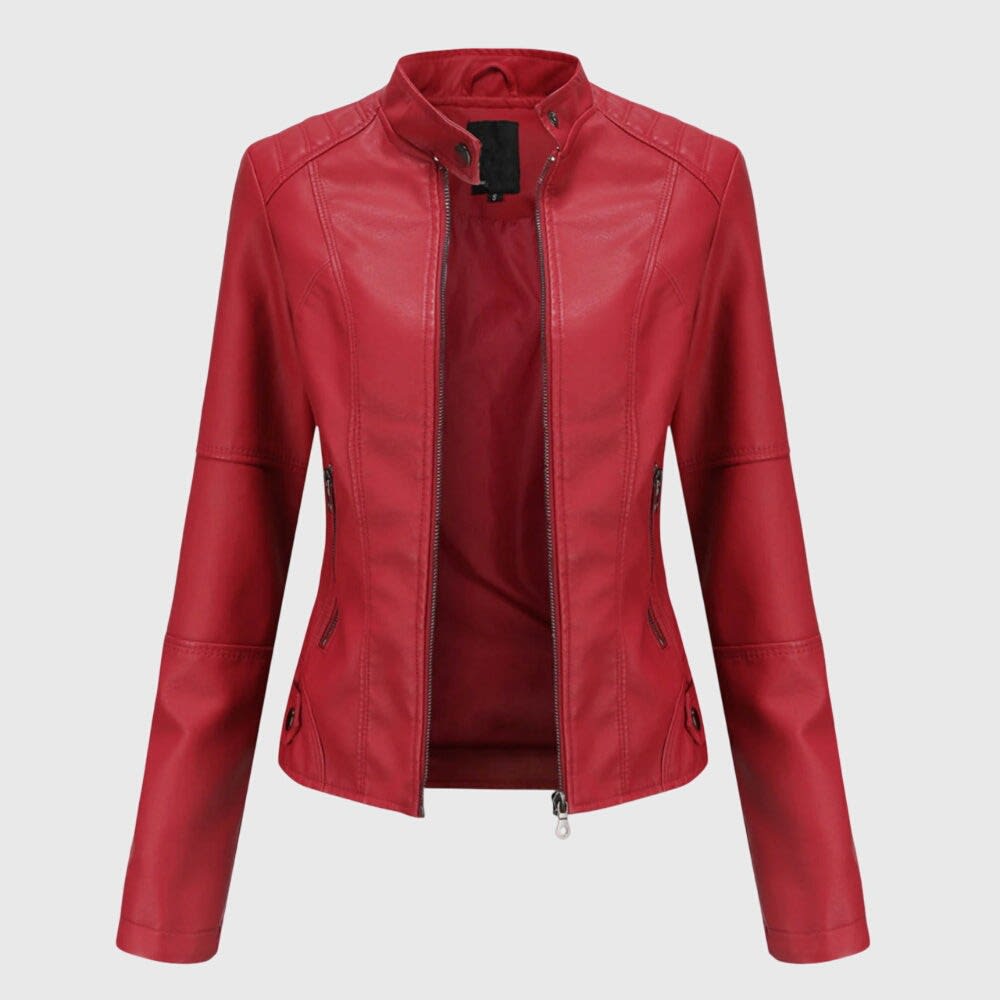 Stevie Faux Leather Moto Jacket