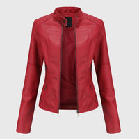 Stevie Faux Leather Moto Jacket