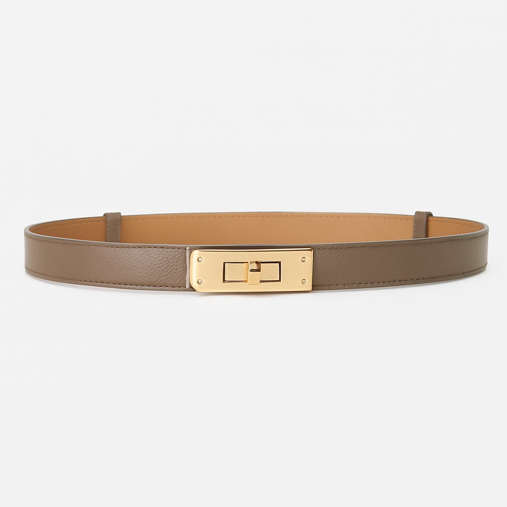 Kessa Gold Twist Closure Waist Belt