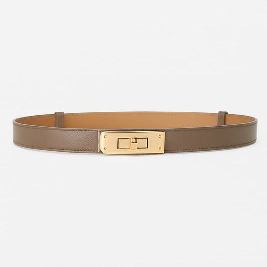 Kessa Gold Twist Closure Waist Belt_1