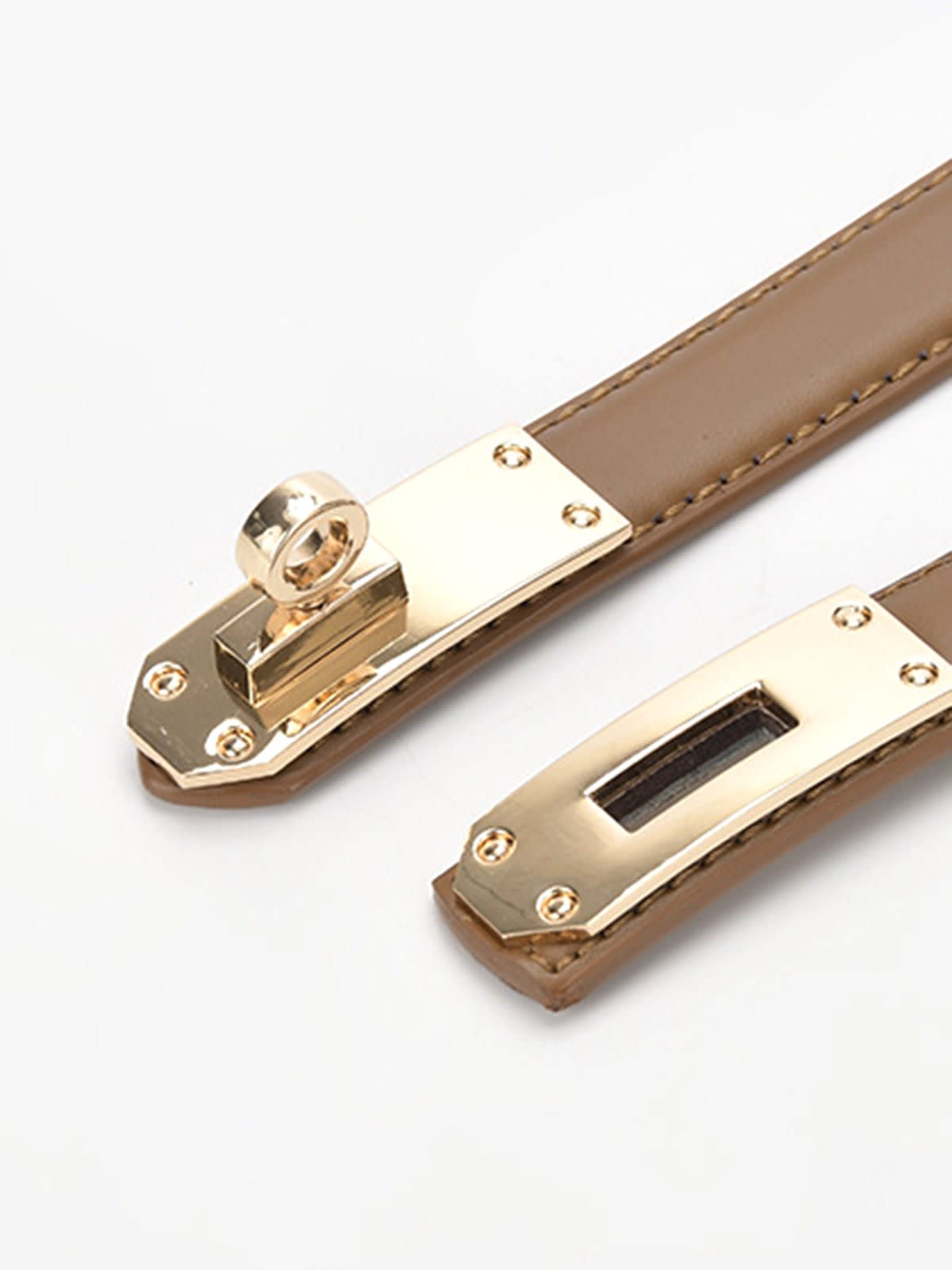 Kessa Gold Twist Closure Waist Belt_2