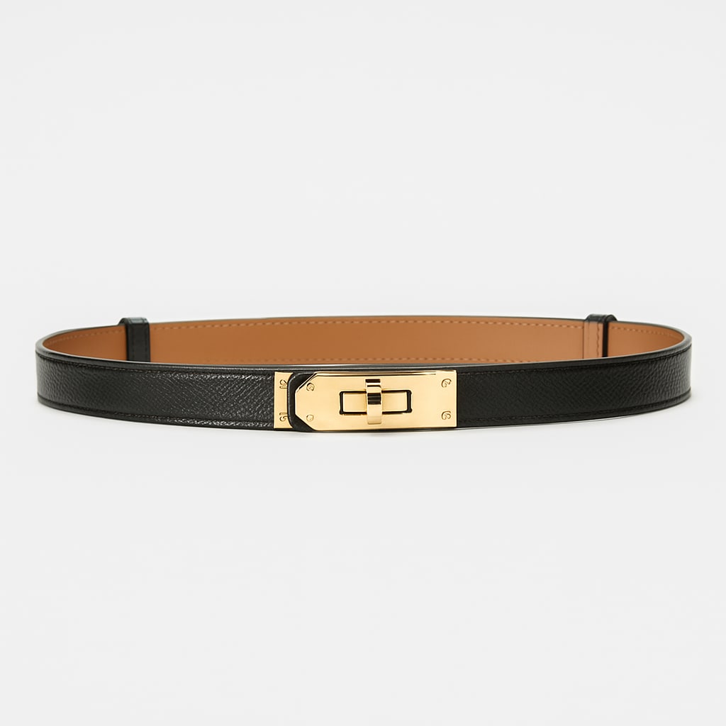 Kessa Gold Twist Closure Waist Belt
