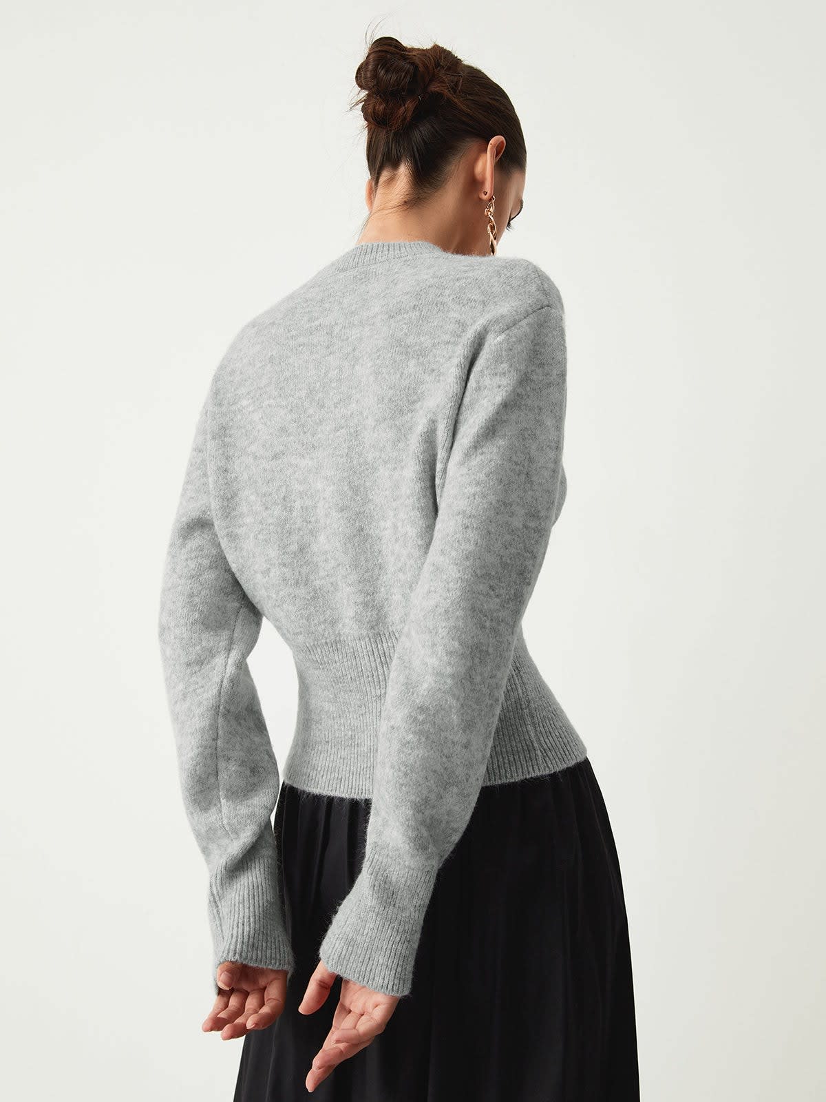 Mereana Zip Hem Knit Sweater