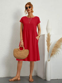 Bailey Short Sleeve A-Line Pocket Dress