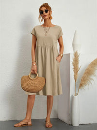 Bailey Short Sleeve A-Line Pocket Dress