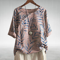 Margaret Cole Flowing Relaxed Chic Blouse V-Neck