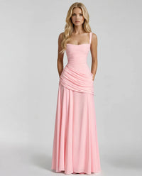 Roisin Ruched Wedding Guest Maxi Dress